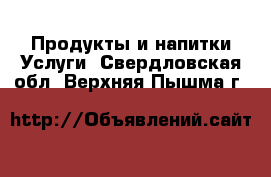 Продукты и напитки Услуги. Свердловская обл.,Верхняя Пышма г.